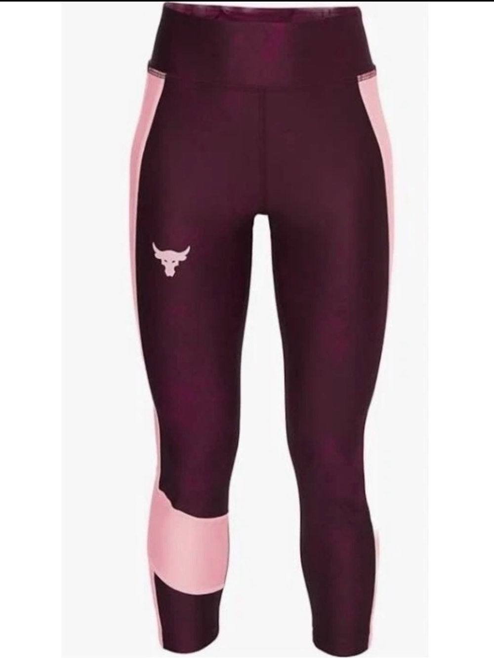 Under Armour Project Rock Girls Ankle Crop Leggings Youth Medium NWT